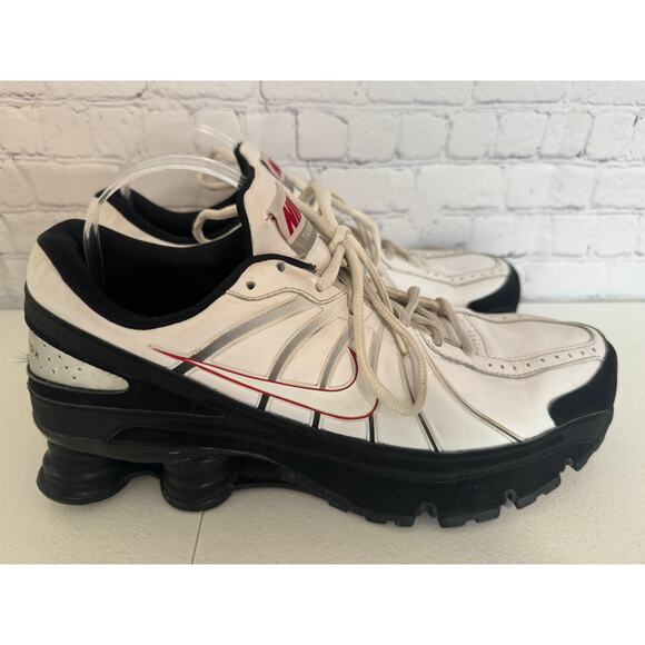 2008 Nike Shox Turbo VII White Black Men's size 11.5 Shoe Sneakers - Picture 3 of 12